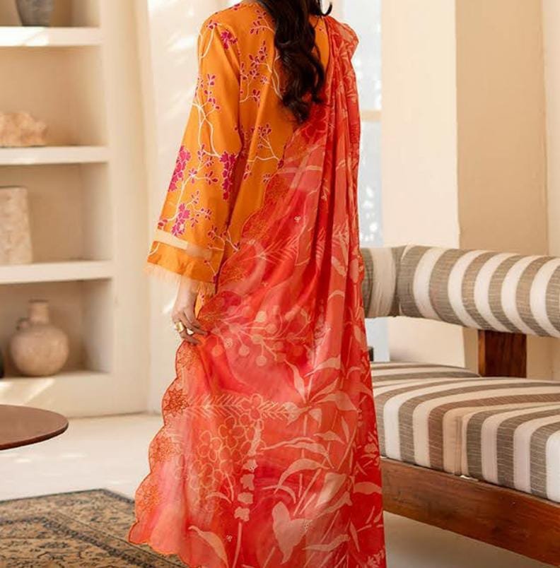 ✨ BINAAS – Afsana-e-Nagri ✨ Three Unstiched Piece Lawn Collection | Eid Collection | Vol-01 - Image 3
