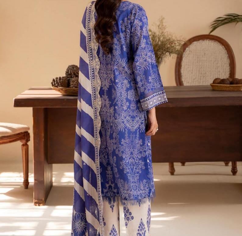 ✨ BINAAS – Afsana-e-Nagri ✨ Three Unstiched Piece Lawn Collection | Eid Collection | Vol-01 - Image 3