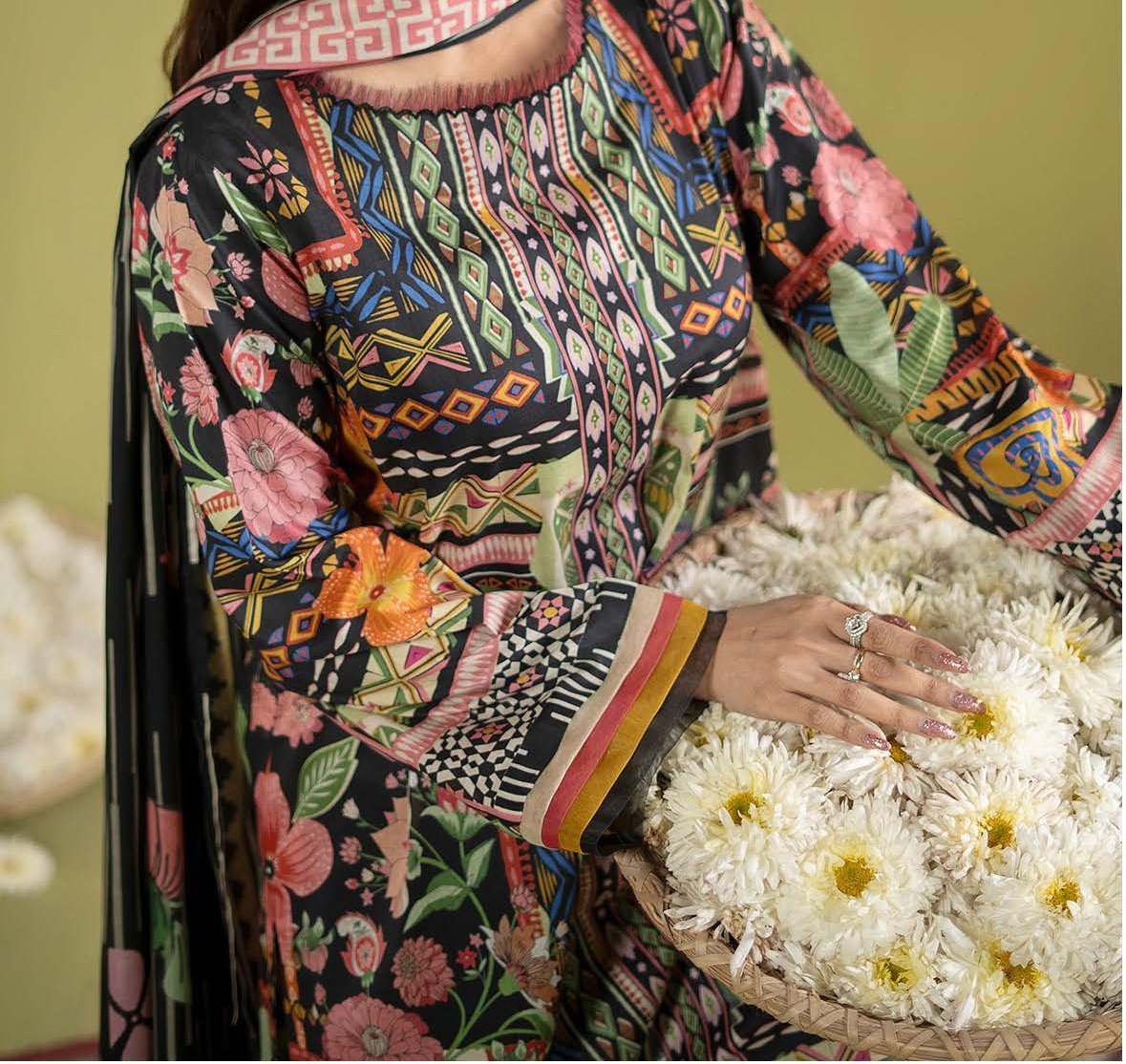 “POPPIN” By GJ – Summer Collection ’26 VOL-04 | Exclusive Digital Printed Lawn - Image 2