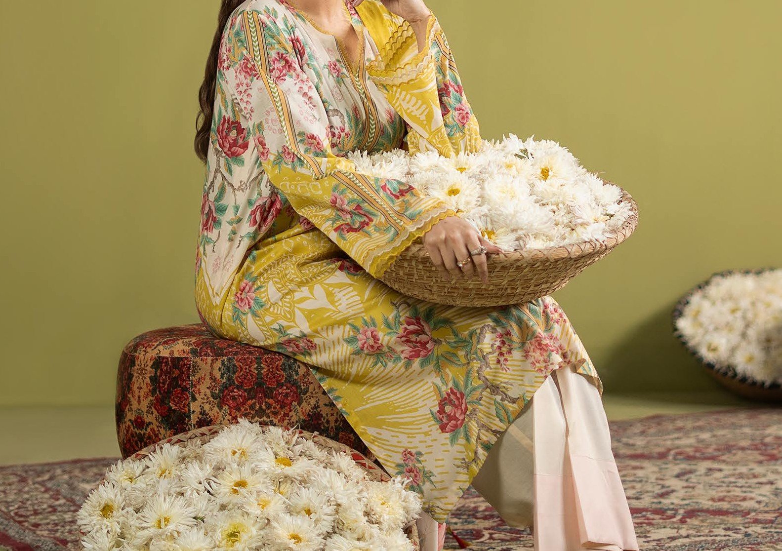 POPPIN By GJ 3 Piece Digital Printed Lawn Suit 2026 – Premium Pakistani Summer Collection (A-04) - Image 3
