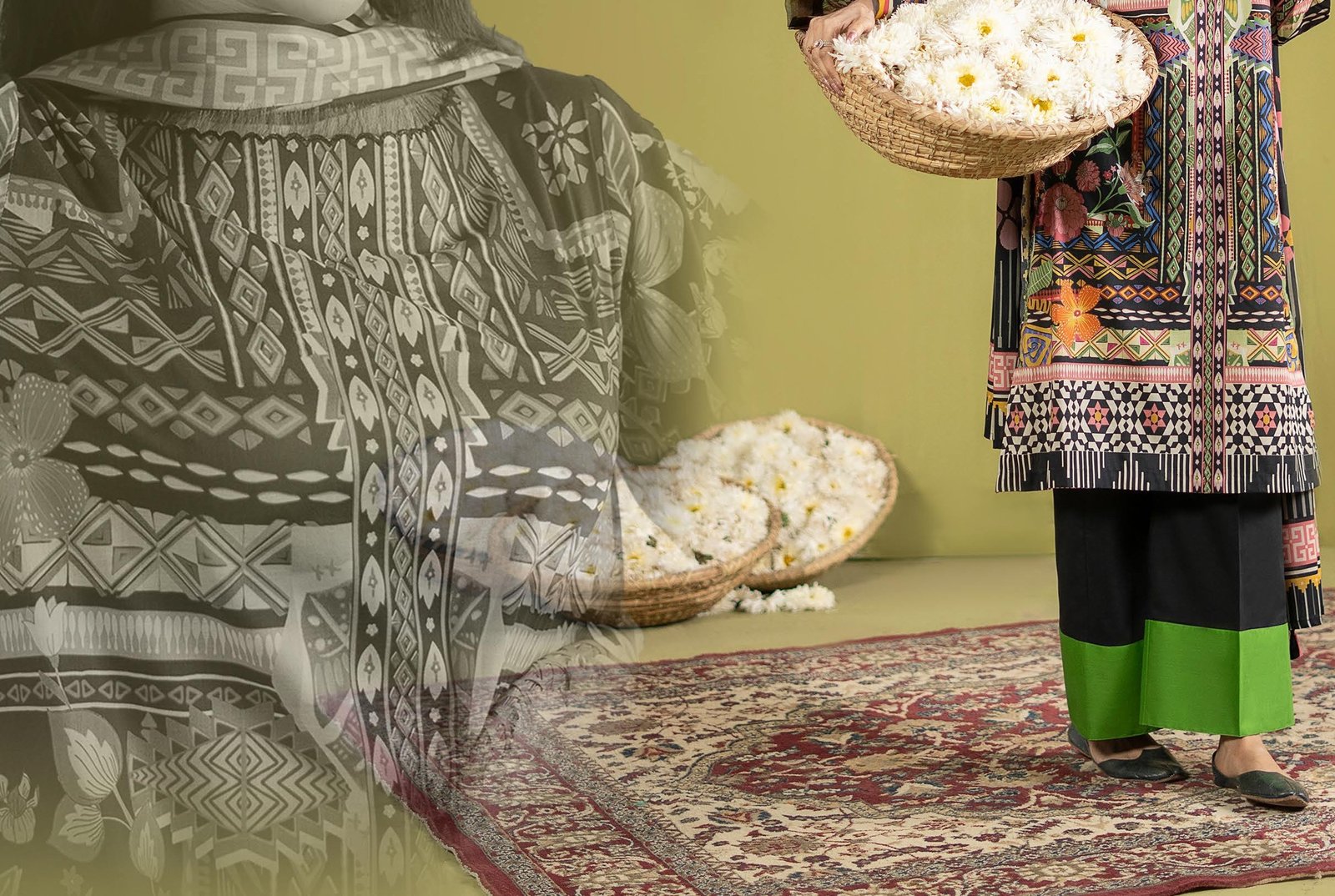 “POPPIN” By GJ – Summer Collection ’26 VOL-04 | Exclusive Digital Printed Lawn - Image 4
