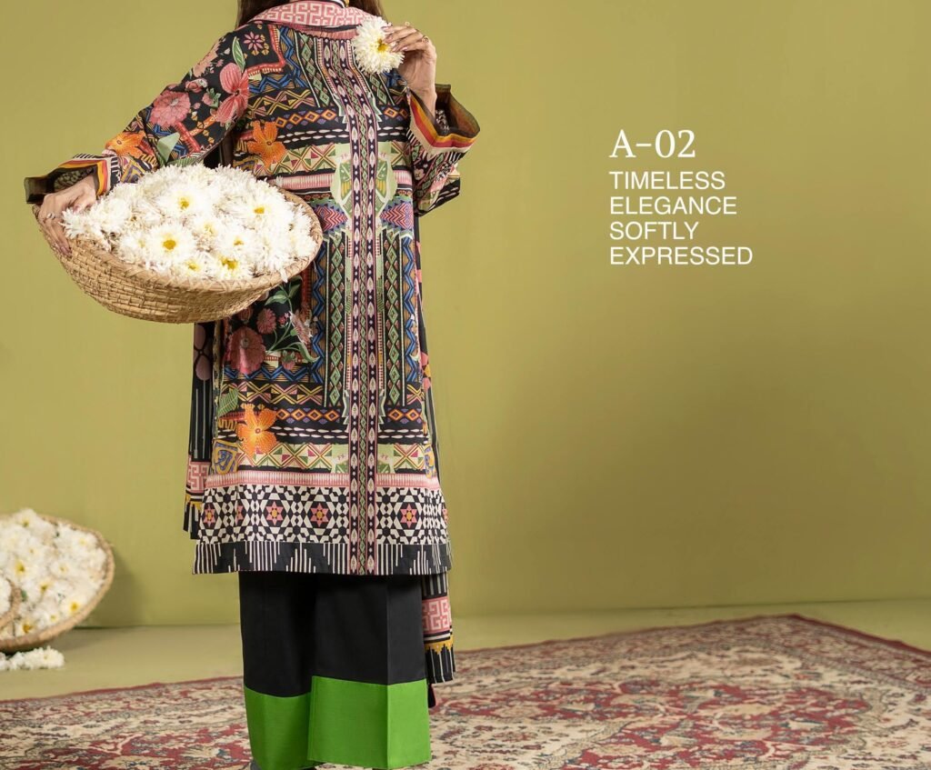 “POPPIN” By GJ – Summer Collection ’26  VOL-04 | Exclusive Digital Printed Lawn