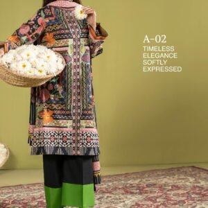 “POPPIN” By GJ – Summer Collection ’26 VOL-04 | Exclusive Digital Printed Lawn