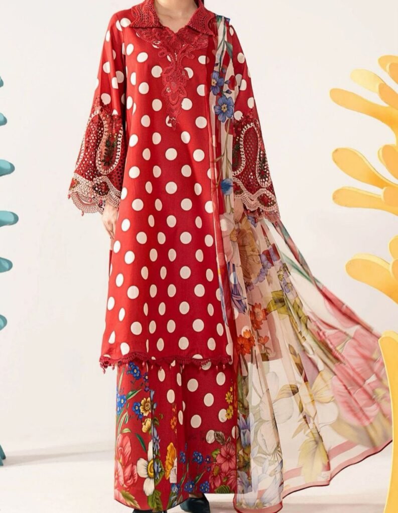 Maria B M Print Vol 02 Lawn Digital Print 2026 | 3 Piece Lawn Suit