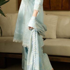 Faiza Faisal AYLA Embroidered Summer Lawn 3PC Unstitched Suit | Premium Collection 2025