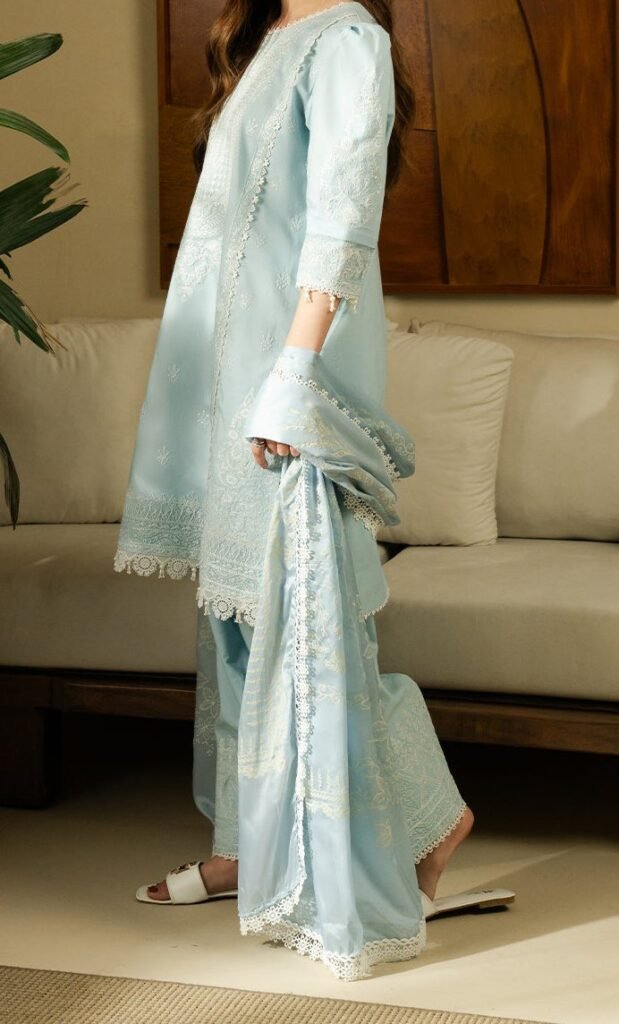 Faiza Faisal AYLA Embroidered Summer Lawn 3PC Unstitched Suit | Premium Collection 2025