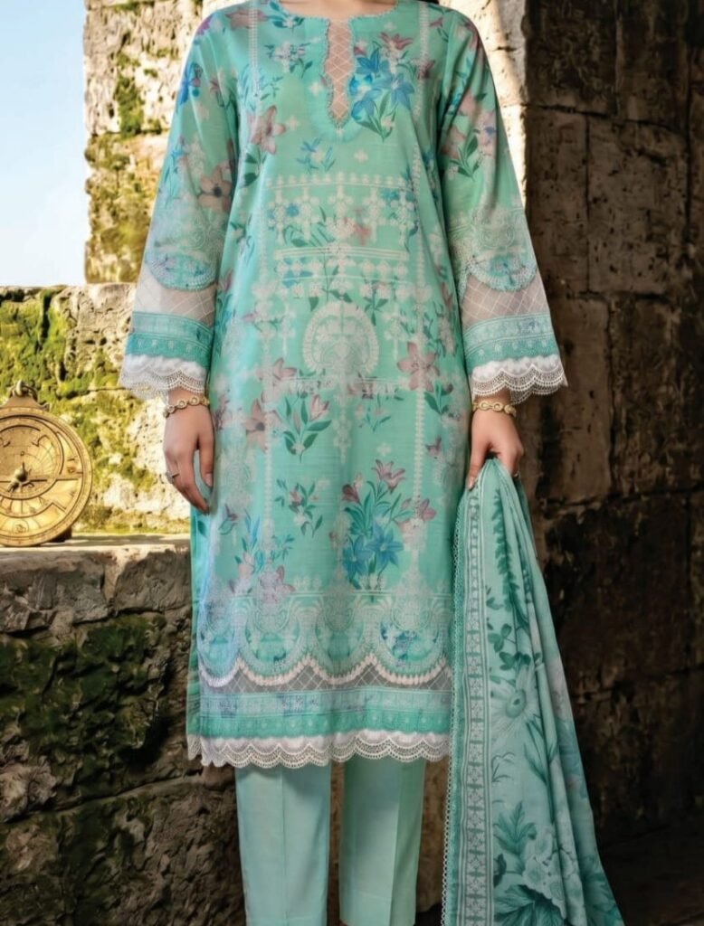 Nazish by Johra Digital Printed Lawn 3PC Unstitched Suit | Premium Summer Collection